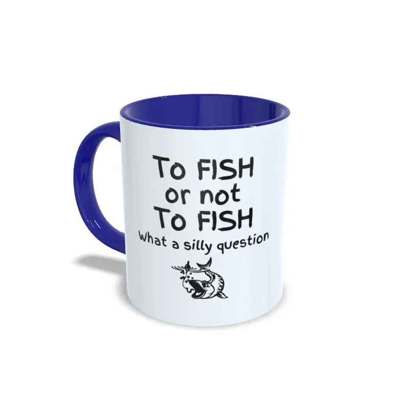 to fish or not to fish what a silly question izquierda azul oscuro