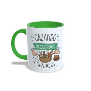 Taza Cazando recuerdos geniales